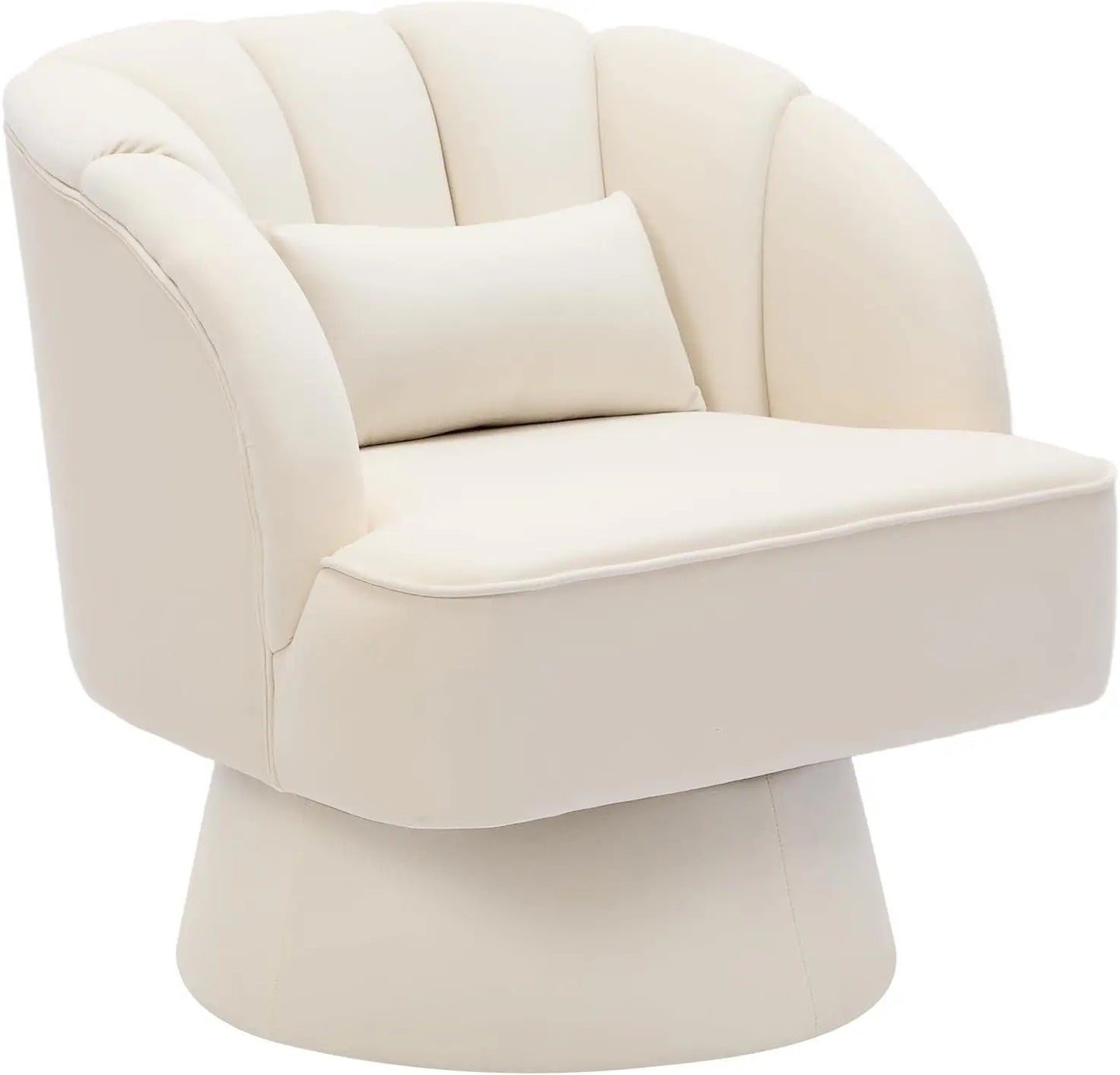 HiMISS Ultra Plush Swivel Accent Chair 360 Degree Barrel Lounge