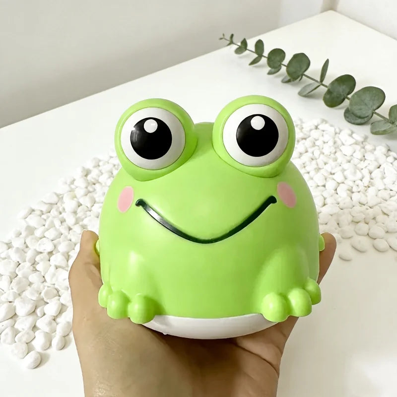 NONECE Cute Frog Bath Toy Sprays Water For Toddlers