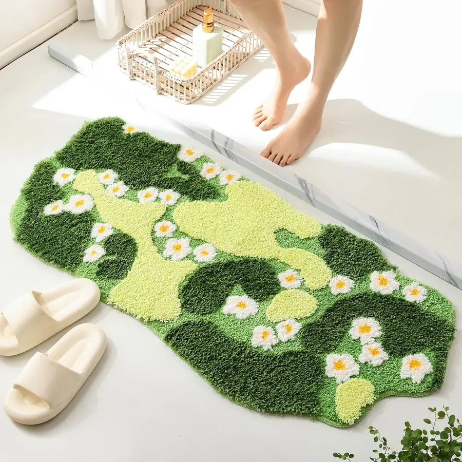 Non Slip Bathroom Rug Mat Soft Washable For Bedroom Kitchen