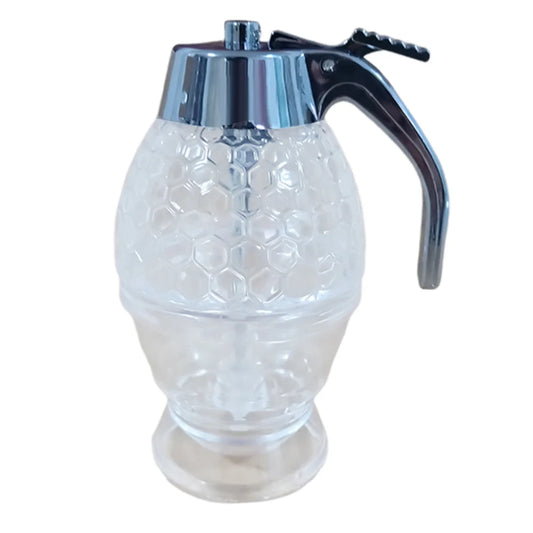 APWIKOGERH Honey Dispenser With Stand No Drip Pourer