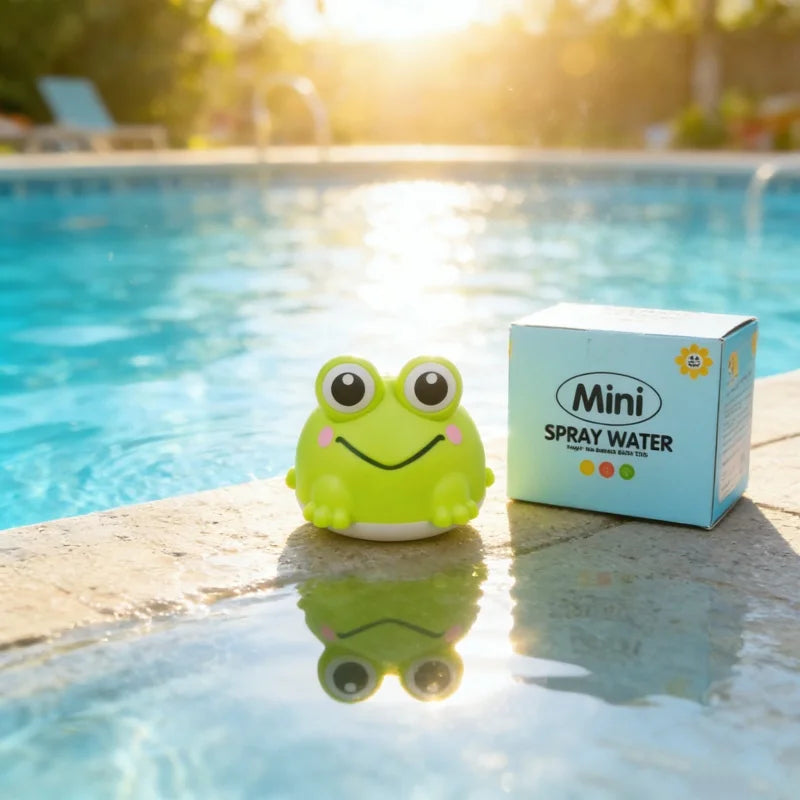 NONECE Cute Frog Bath Toy Sprays Water For Toddlers