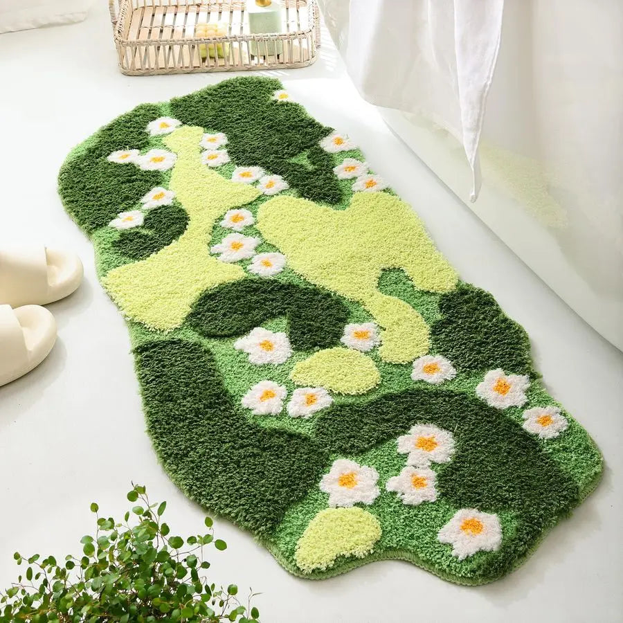 Non Slip Bathroom Rug Mat Soft Washable For Bedroom Kitchen