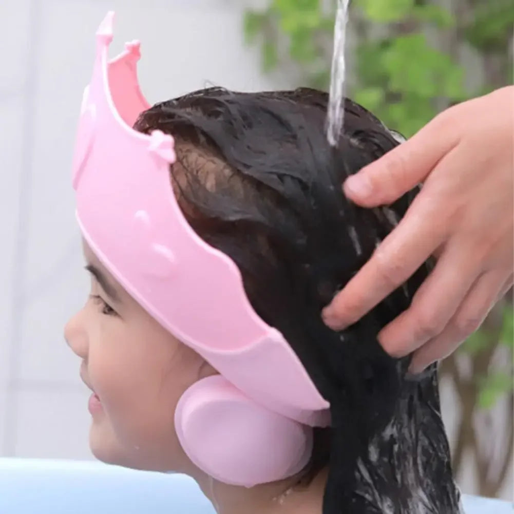 Baby Shampoo Cap Adjustable Hair Wash Hat For Kids